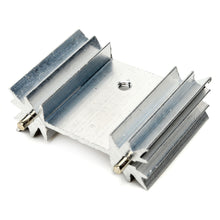 02-HS25X13X35 Disipador de calor de aluminio blanco