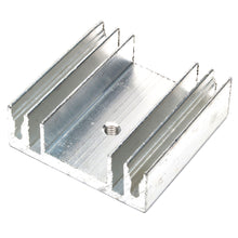 02-HS30X10X30 Disipador de calor de aluminio blanco