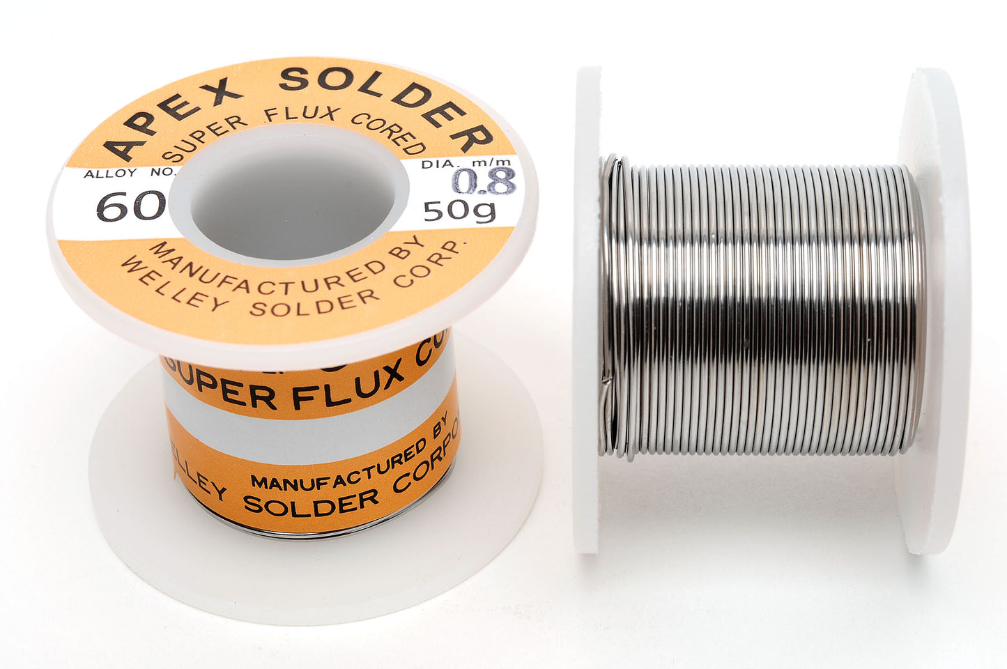 125-6408050G 0.8mm 50G 60/40 APEX Solder