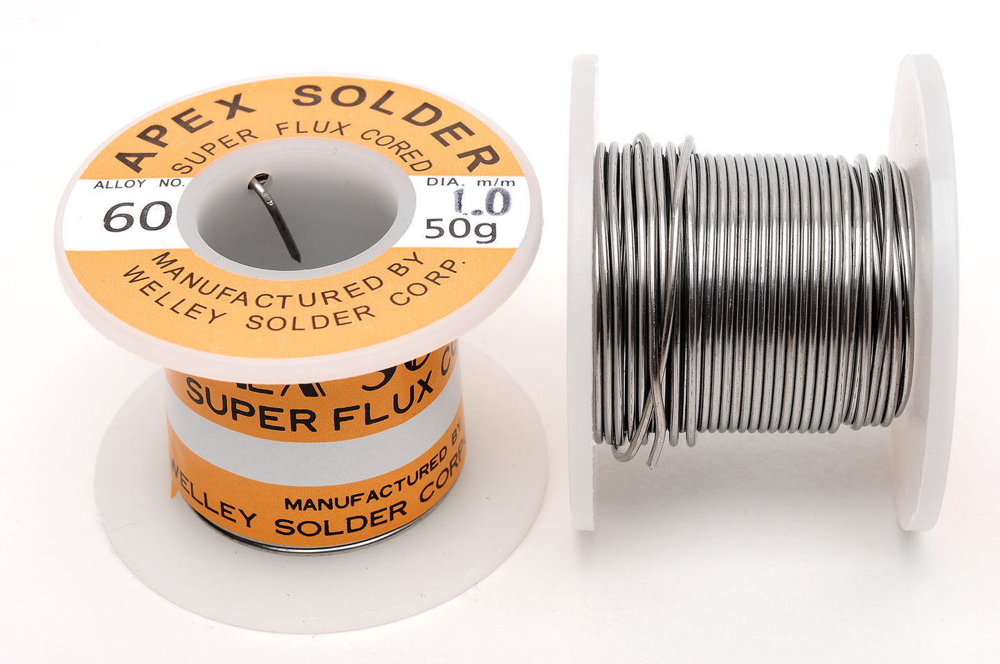 125-6410050G 1.0mm 50G 60/40 APEX Solder