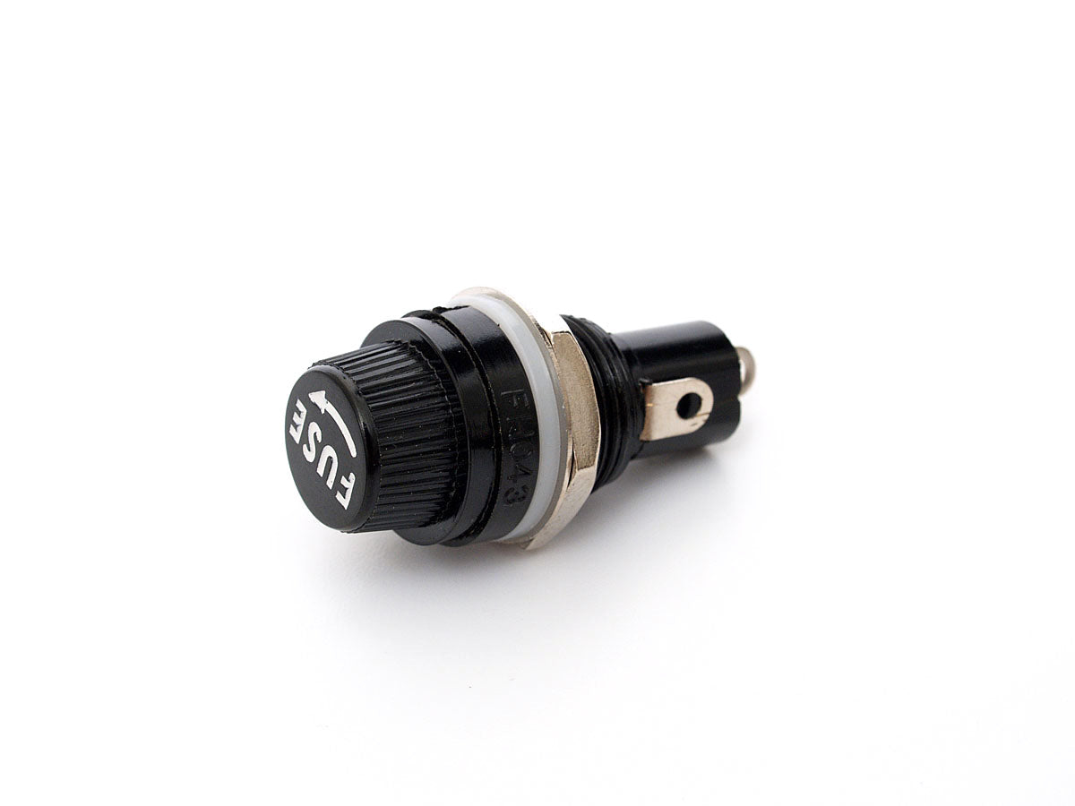 18-FH005 Portafusibles 5x20 Chasis negro