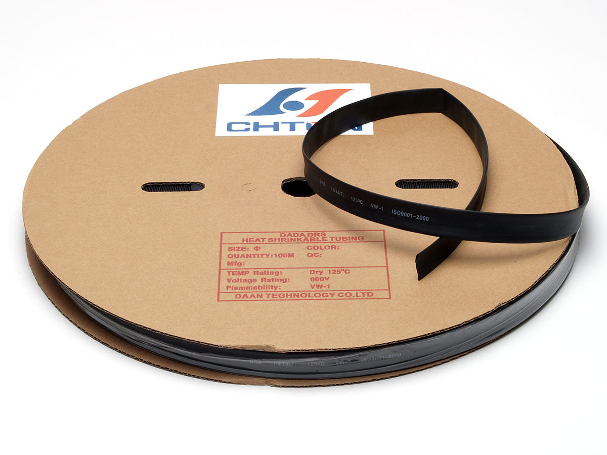 19-HS14K 14mm 100m Black PVC H.S.S