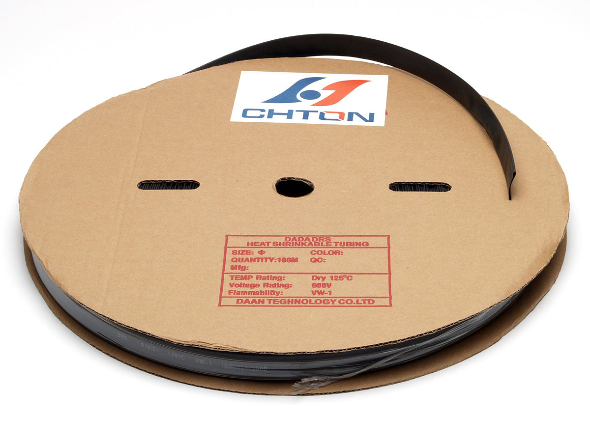 19-HS16K 16mm 100m Black PVC H.S.S