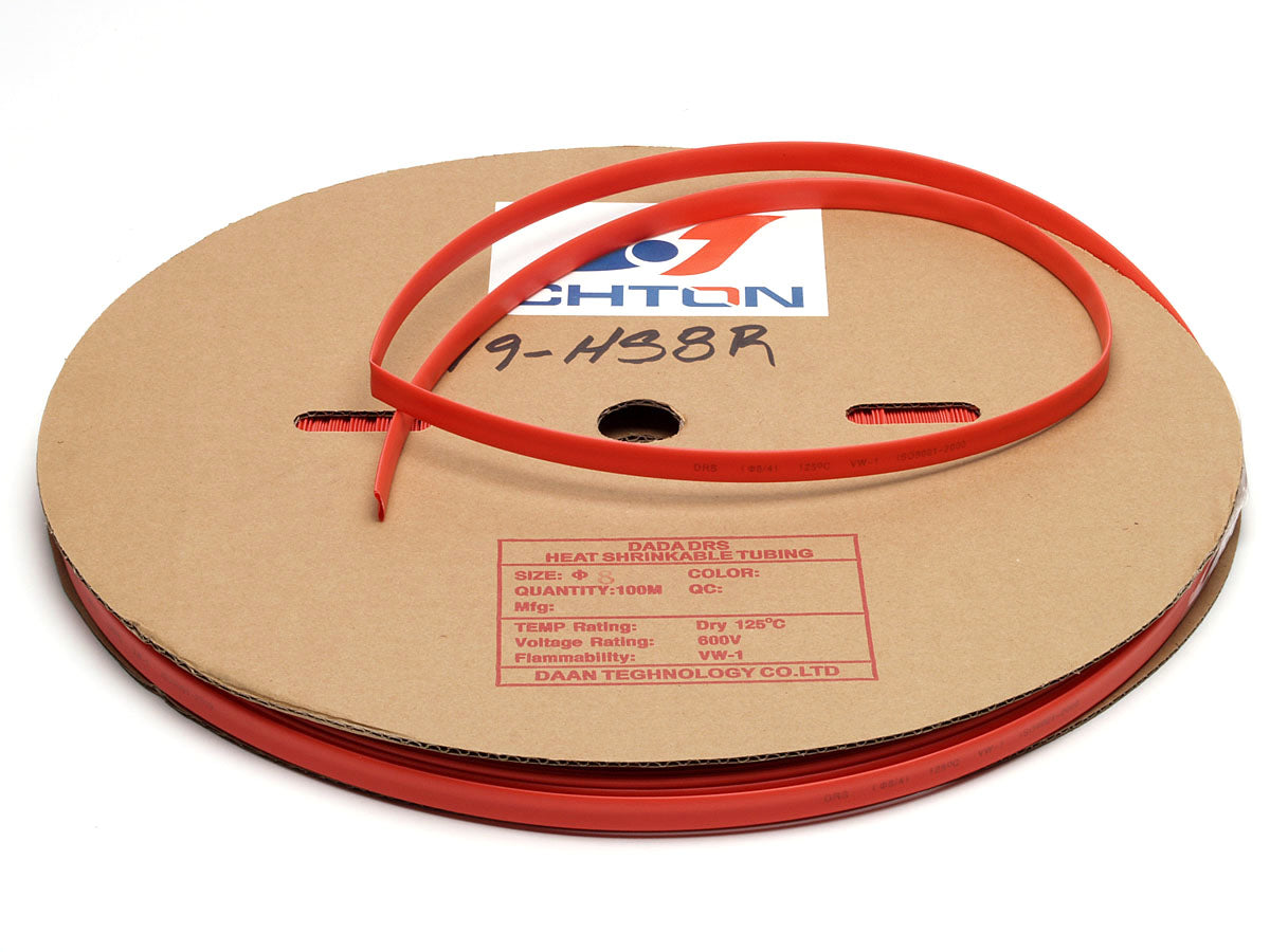 19-HS8R 8mm 100m Red PVC H.S.S