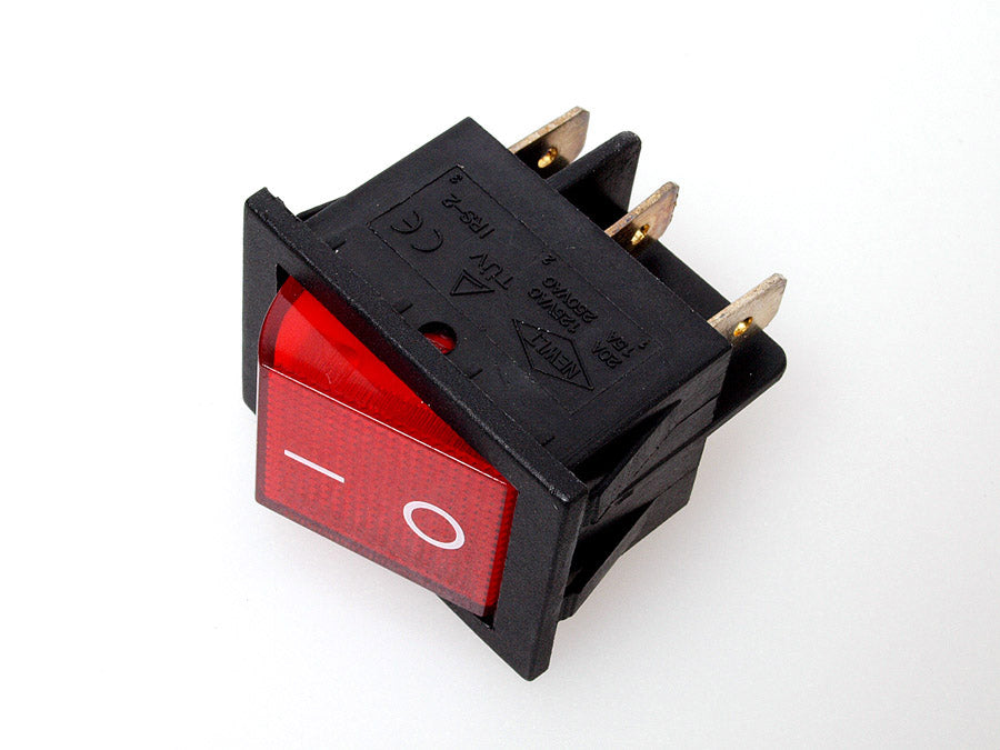 20-IRS202-1C Interruptor rojo ON-OFF 6P 20A Lámpara