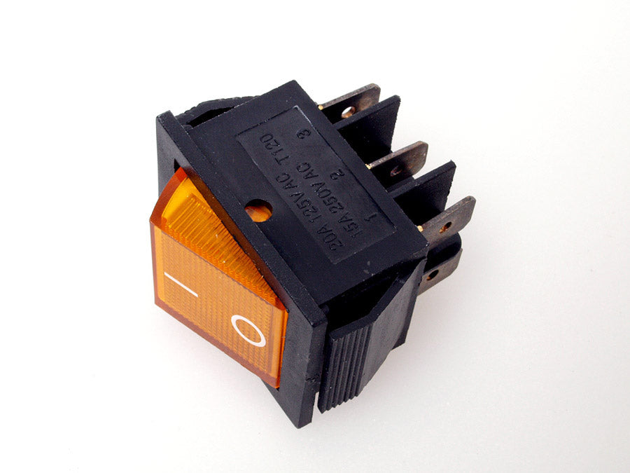 20-IRS202-2A Interruptor amarillo ON-OFF 6P 20A Lámpara