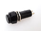 20-JC6303B Interruptor pulsador redondo negro