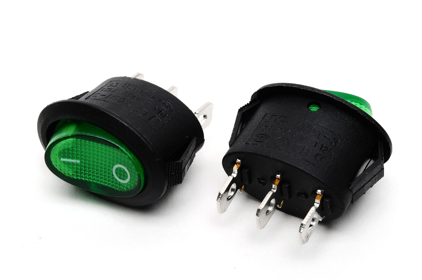 20-SW3330G Green Swit ON-ON 3P 10A lamp