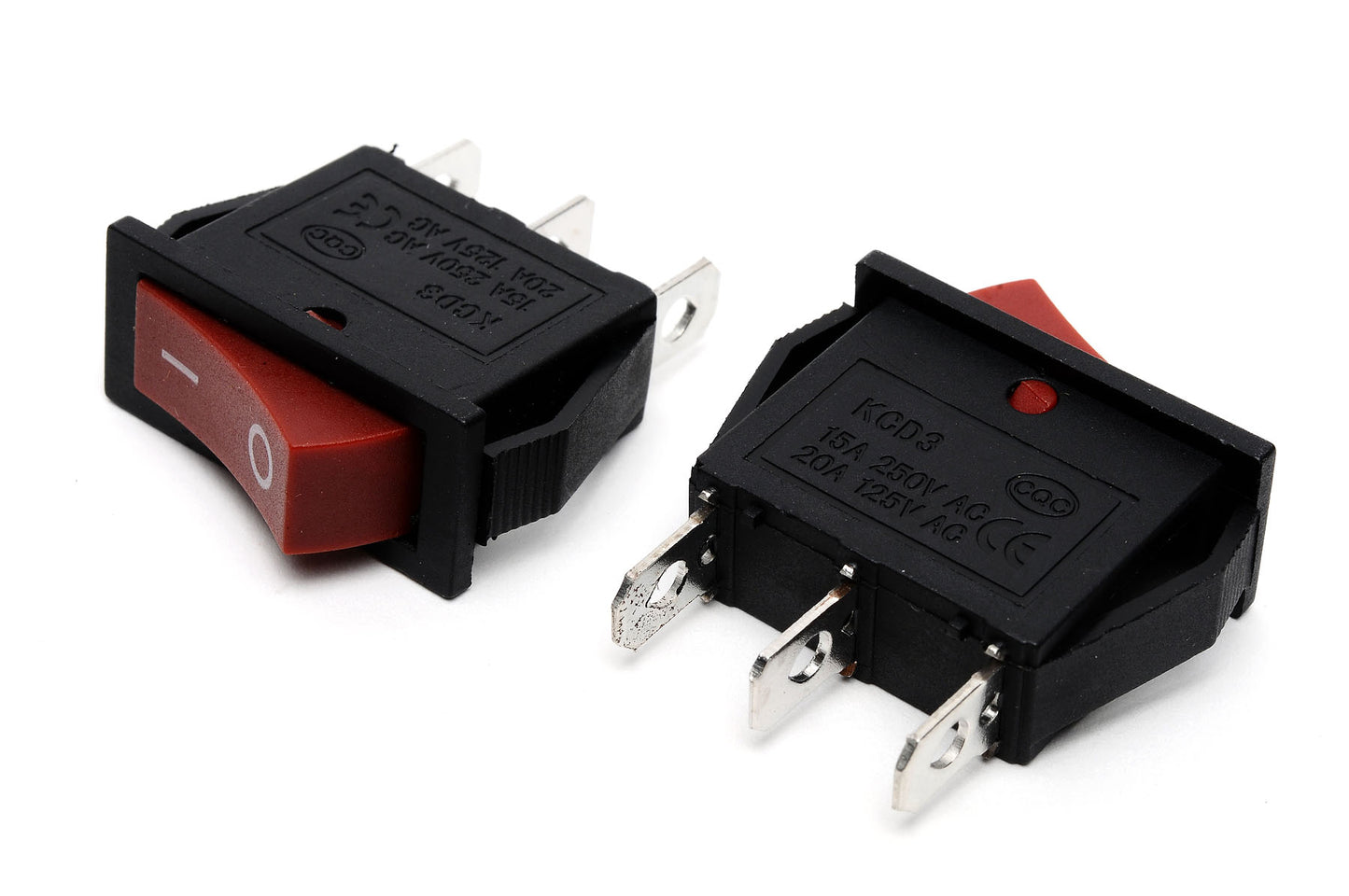 20-SW3432 Red Swit ON-OFF 3P 20A