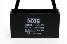 25-A1.5UF250VAC 1.5UF 250VAC Fan Cap P/2W