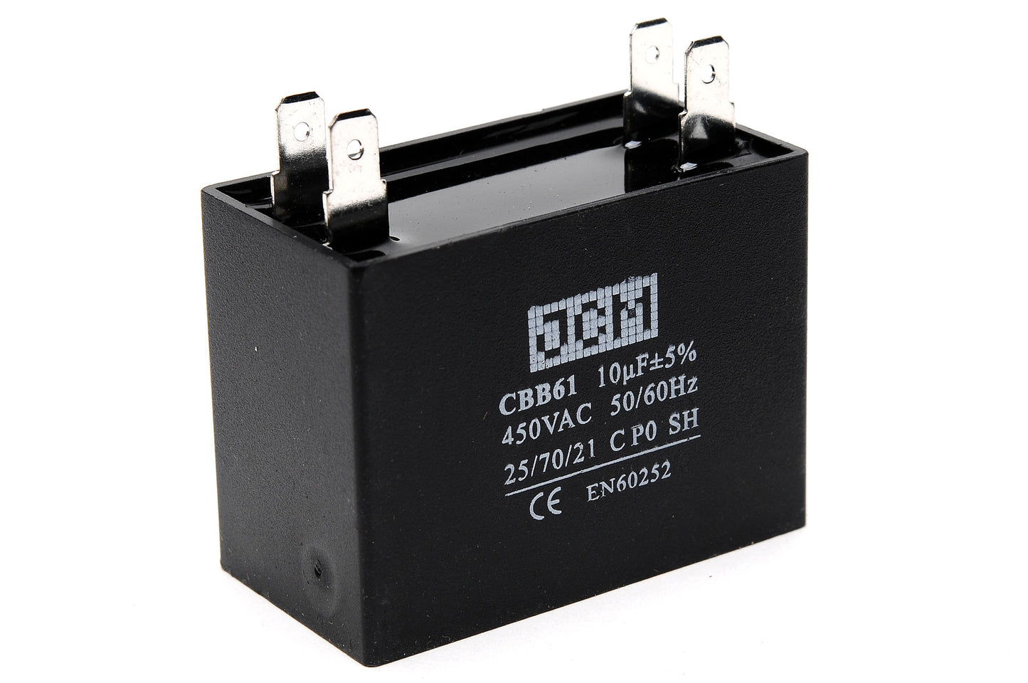 25-A10UF450V4P 10UF 450VAC Tapa de ventilador P/4P