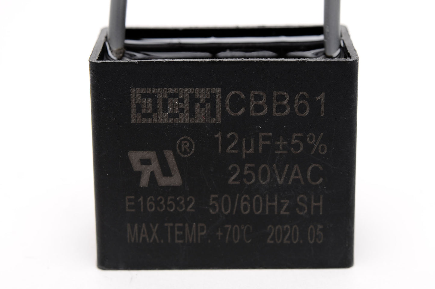 25-A12UF250VAC 12UF 250VAC Tapa de ventilador P/2W