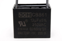 25-A12UF250VAC 12UF 250VAC Tapa de ventilador P/2W