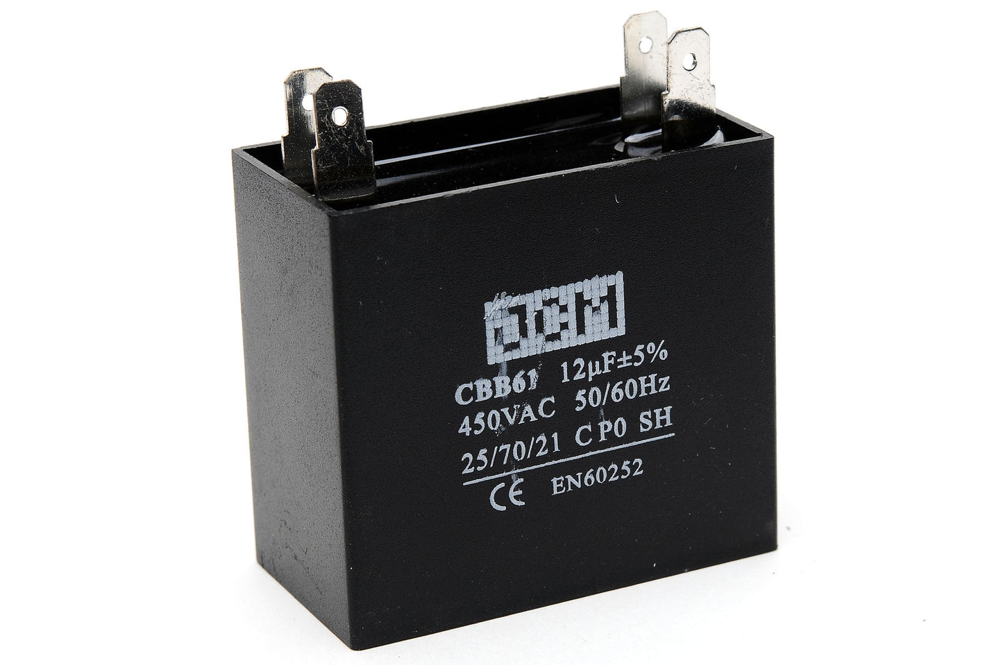 25-A12UF450V4P 12UF 450VAC Tapa de ventilador P/4P