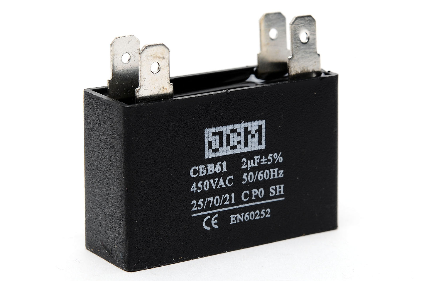 25-A2.0UF450V4P 2UF 450VAC Tapa del ventilador P/4P