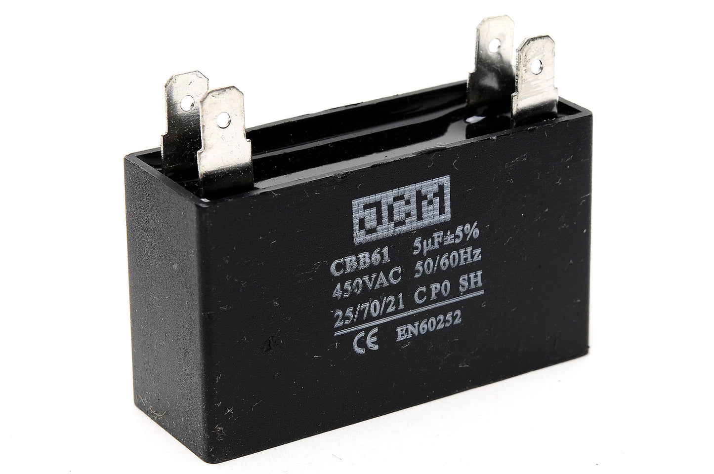 25-A5.0UF450V4P 5UF 450VAC Tapa del ventilador P/4P