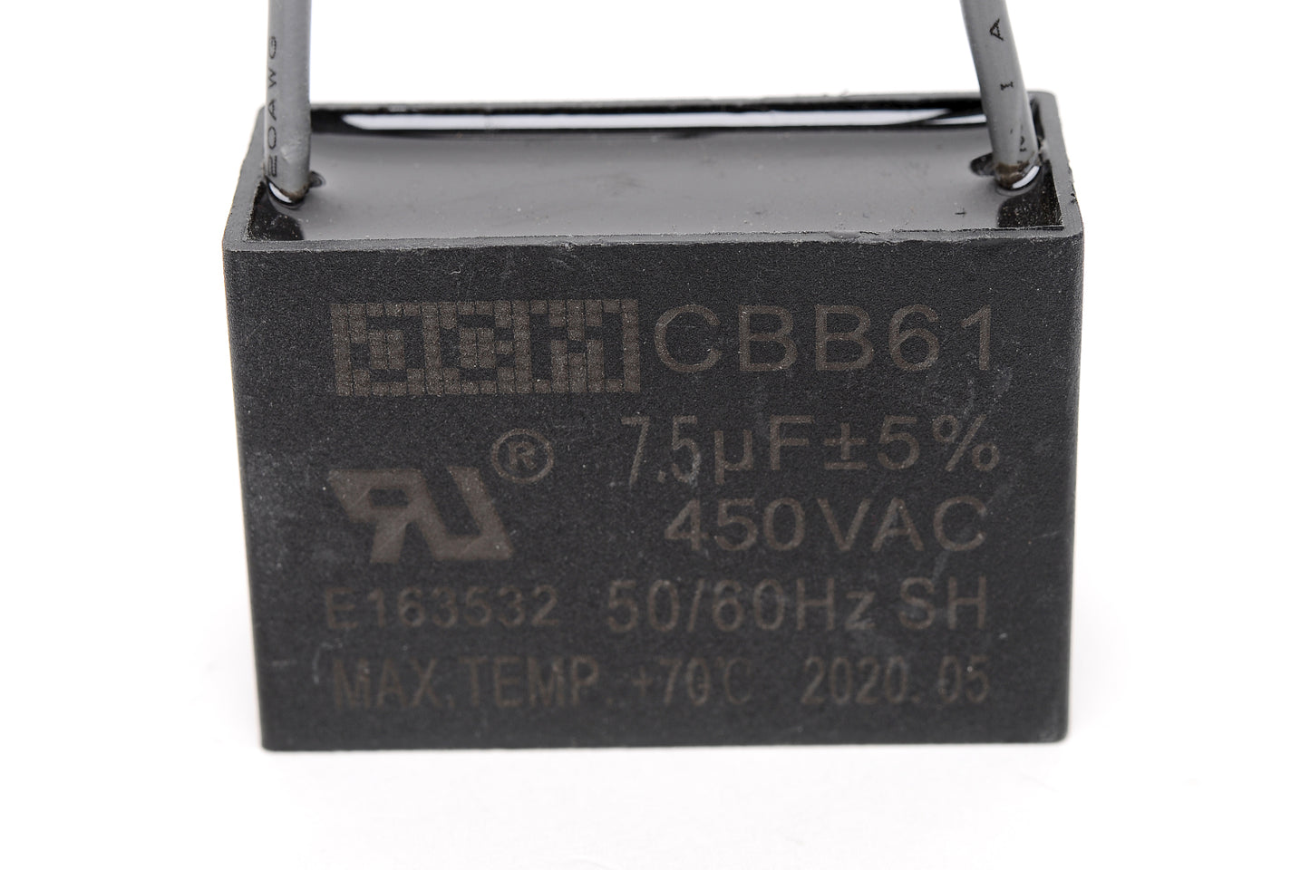 25-A7.5UF450VAC 7.5UF 450VAC Fan Cap P/2W