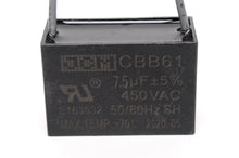 25-A7.5UF450VAC 7.5UF 450VAC Fan Cap P/2W