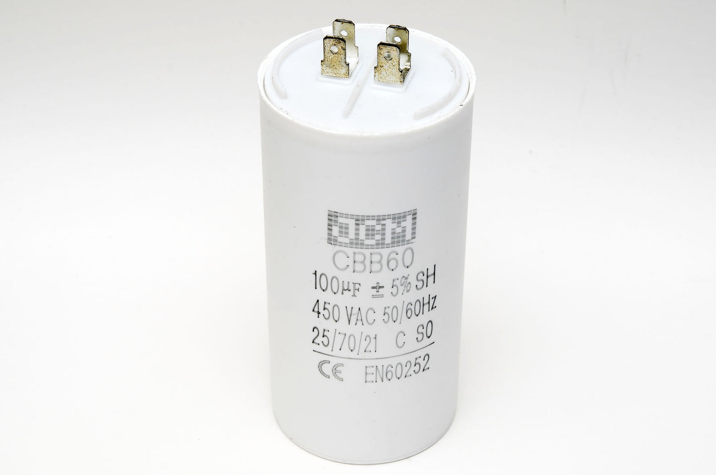 25-ACB100UF450V 100UF 450VAC Motor Cap P/4P