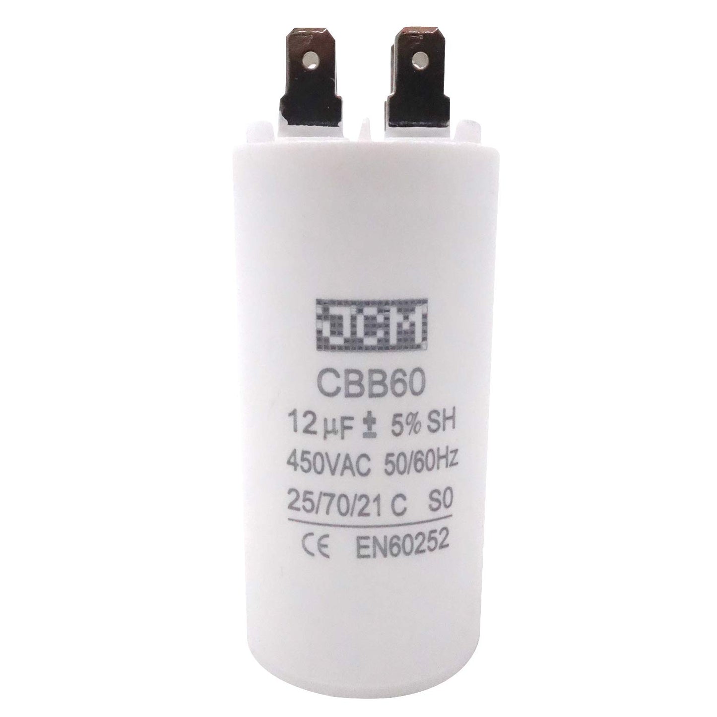 25-ACB12UF450V 12UF 450VAC Motor Cap P/4P