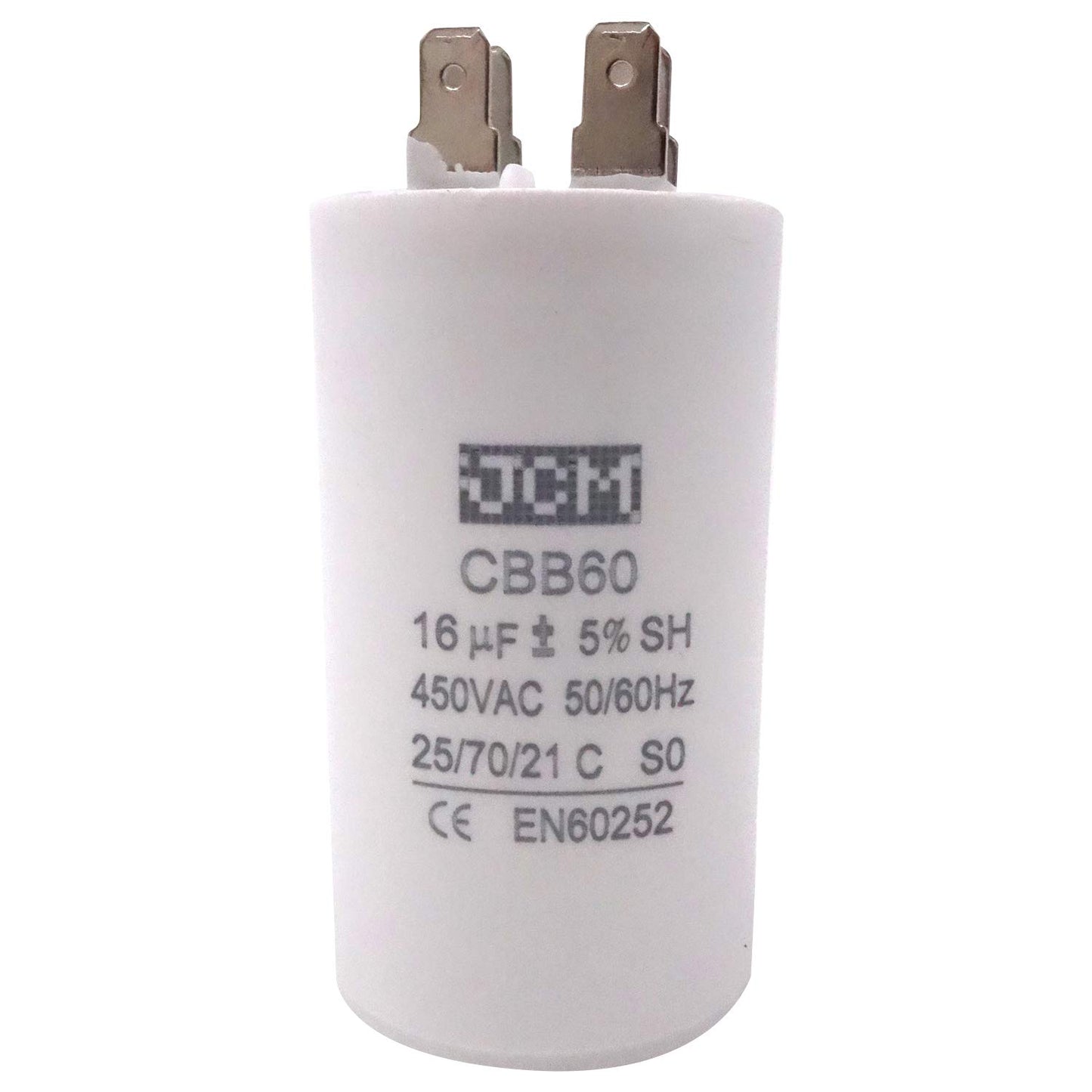 25-ACB16UF450V 16UF 450VAC Tapa del motor P/4P