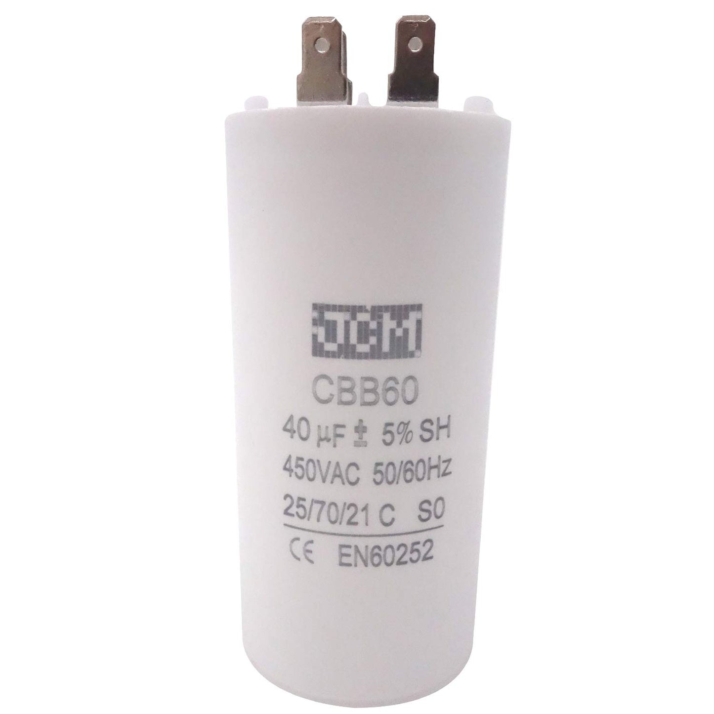 25-ACB40UF450V 40UF 450VAC Motor Cap P/4P