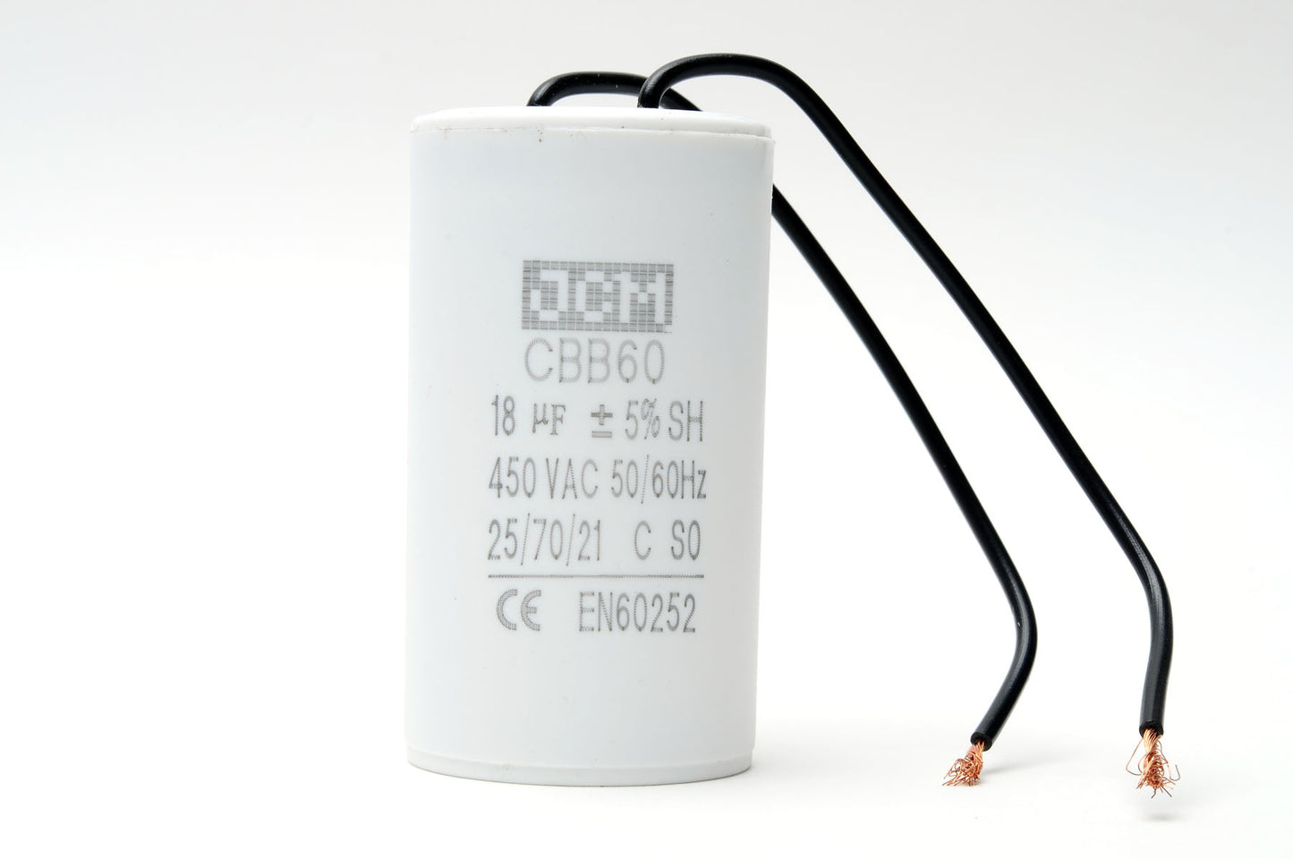 25-ACK18UF450V 18UF 450VAC Tapa del motor P/2W