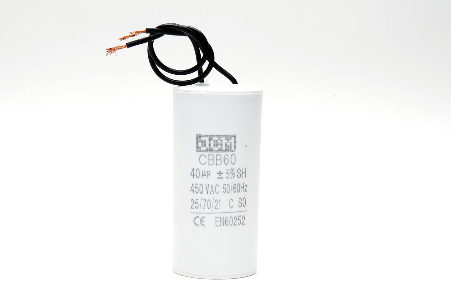 25-ACK40UF450V 40UF 450VAC Tapa del motor P/2W