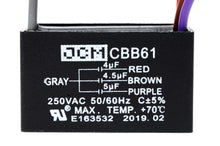 25-B4+4,5+5UF5W 4UF+4,5UF+5UF 250 VCA P/5W