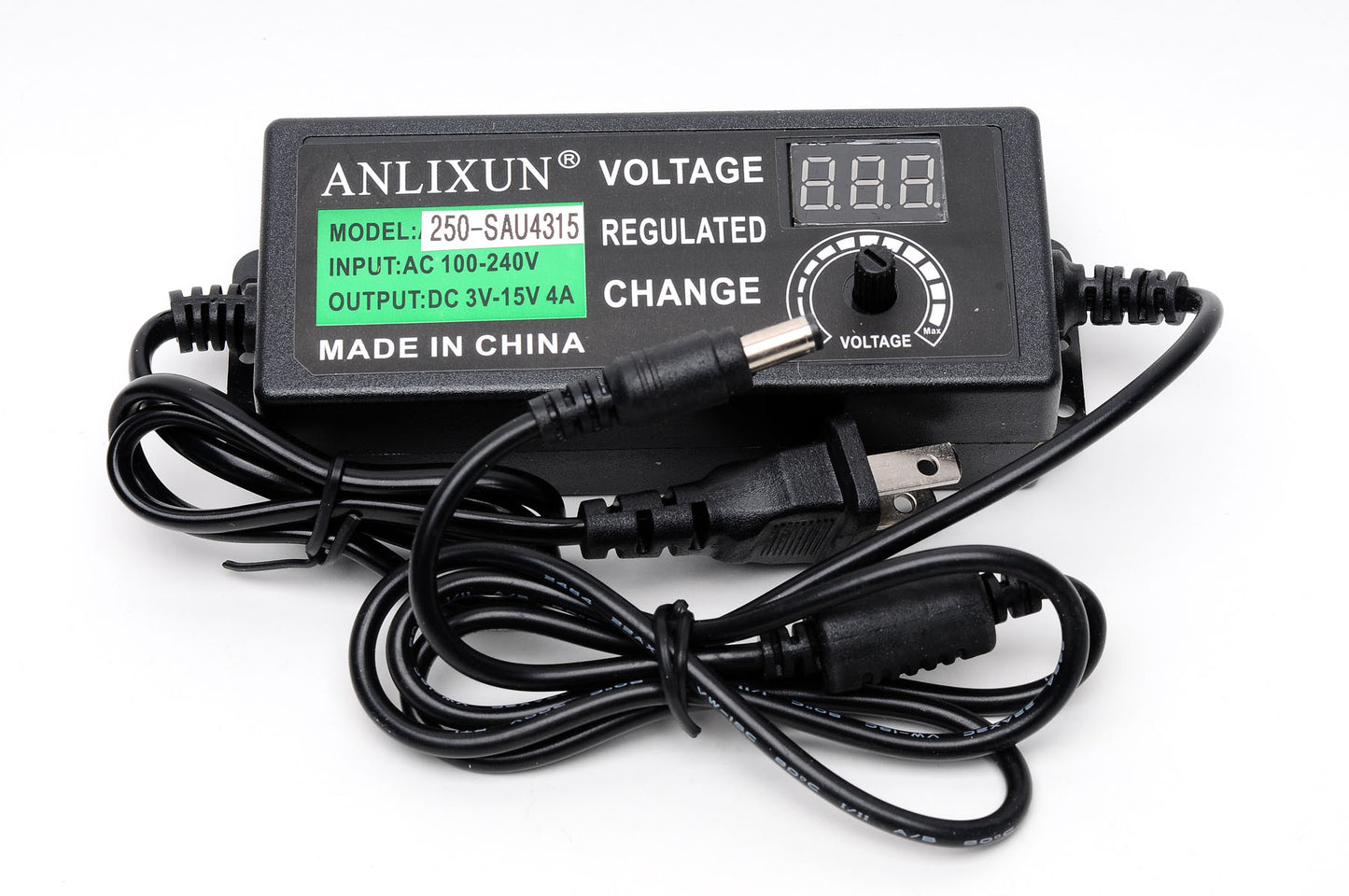 250-SAU4315 DC3V-15V 4A 100-240 Adjustable
