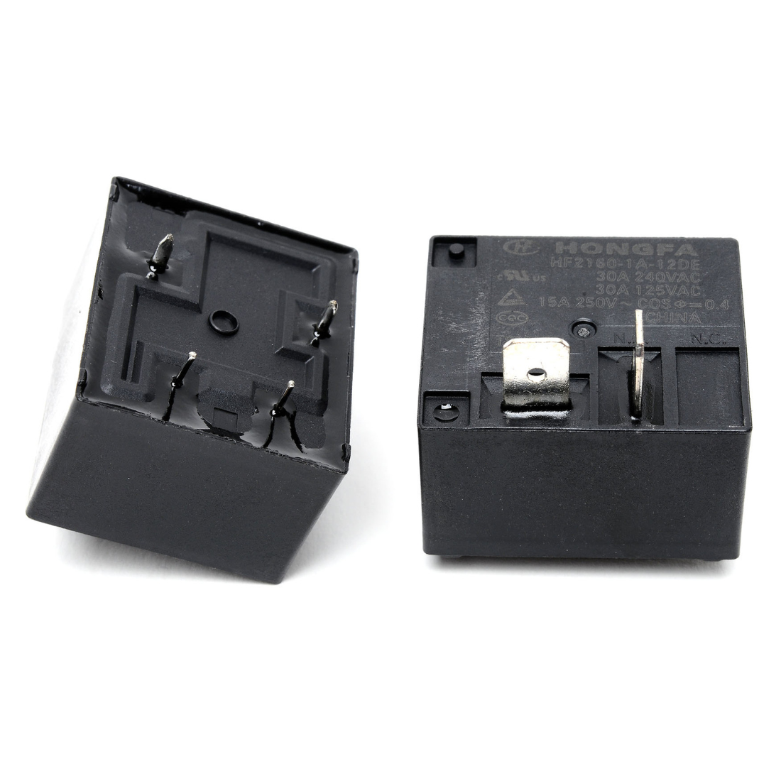 Relé 30-HF2160-1A12V CC 12 V 30 A 2+4=6 P