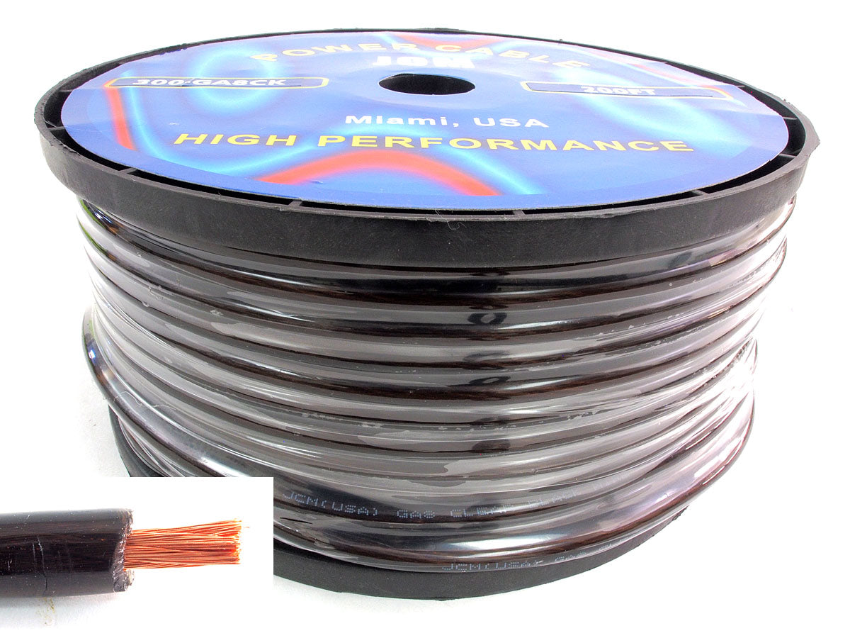 300-GA8/CK200FT 200FT 8GA Clear/Black Wire