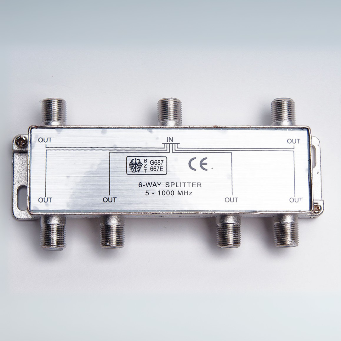 Divisor de 6 vías 39-5606 5-1000 MHz