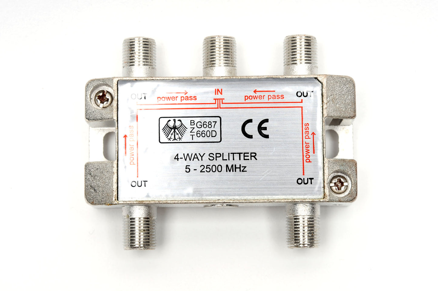 Divisor de 4 vías 39-5622 HQ 5-2450 MHZ