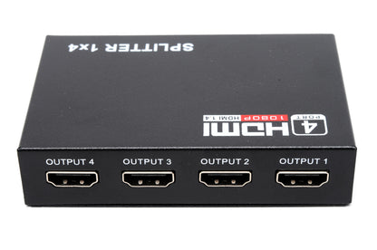 Divisor HDMI de 4 vías 39-HDMI-4, 1080P, 5 V, 2 A