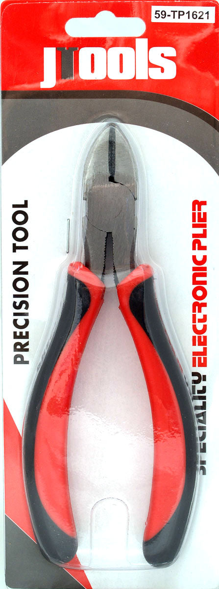59-TP1621 Alicate diagonal rojo/negro de 6"