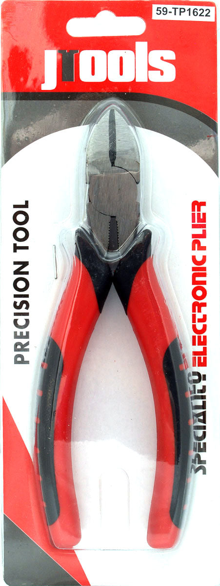 59-TP1622 Alicate diagonal rojo/negro de 6"