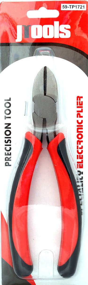 59-TP1721 7 Alicates diagonales rojo/negro