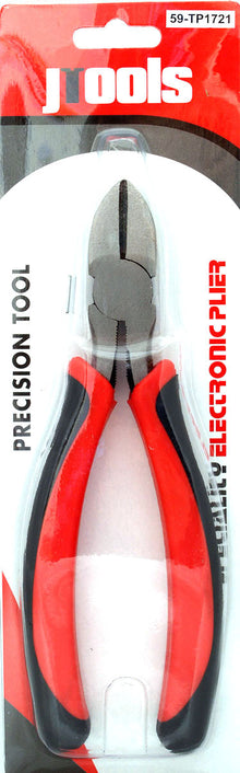 59-TP1721 7 Alicates diagonales rojo/negro