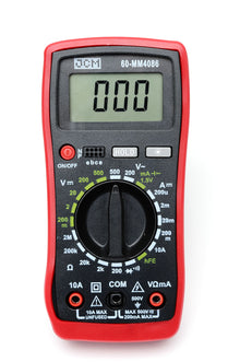 60-MM4086 Digital meter black/Red case