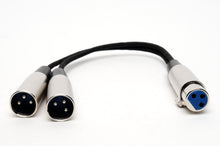 9-MC0101 1 pie XLR 2 M/1 F XLR N/metal