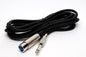 9-MC1003 10 pies 6,35 mono P/J XLR N/metal