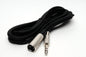 9-MC1008 10 pies 6,35 ST P/P XLR N/metal