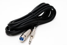 9-MC1503 15 pies 6,35 mono P/J XLR N/metal