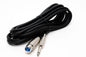 9-MC1503 15 pies 6,35 mono P/J XLR N/metal