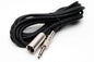 9-MC1504 15 pies 6,35 mono P/P XLR N/metal