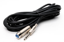 9-MC2003 20 pies 6,35 mono P/J XLR N/metal