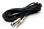 9-MC2003 20 pies 6,35 mono P/J XLR N/metal