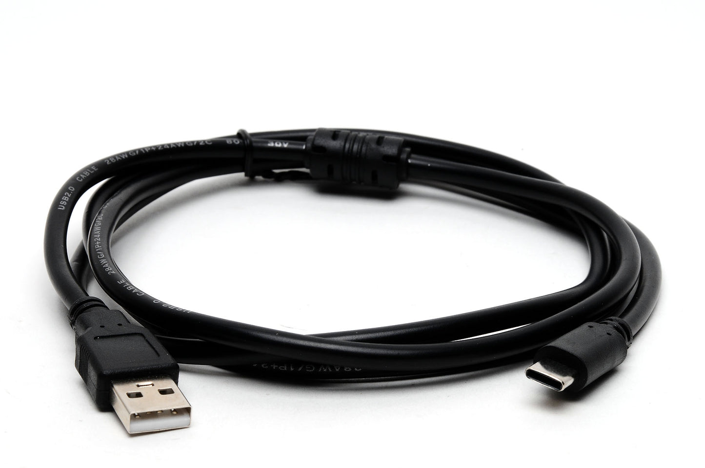 9-UC0514 Cable USB 2.0 M/M Tipo C de 5 pies, negro