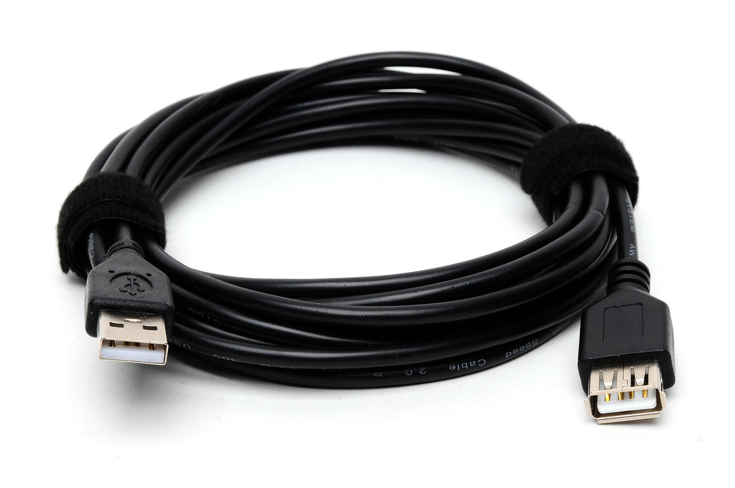 9-UC1240 12 pies USB 2.0 macho/hembra/negro